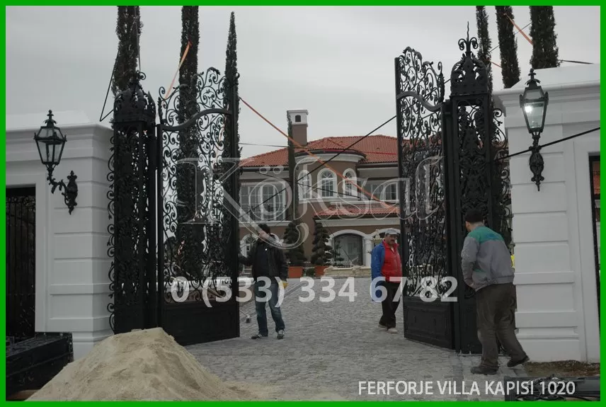 Ferforje Villa Kapıları 1020