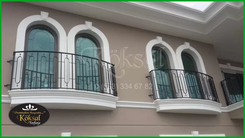 Ferforje Balkon Korkuluk - Demir Balkon Korkulukları Modelleri 2022
