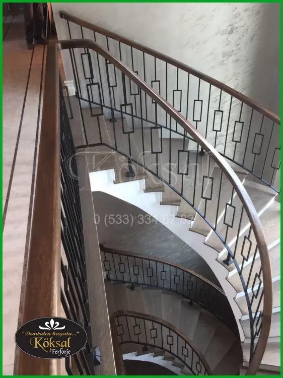 Merdiven Korkulukları - Ferforje Merdiven Korkuluk Modelleri