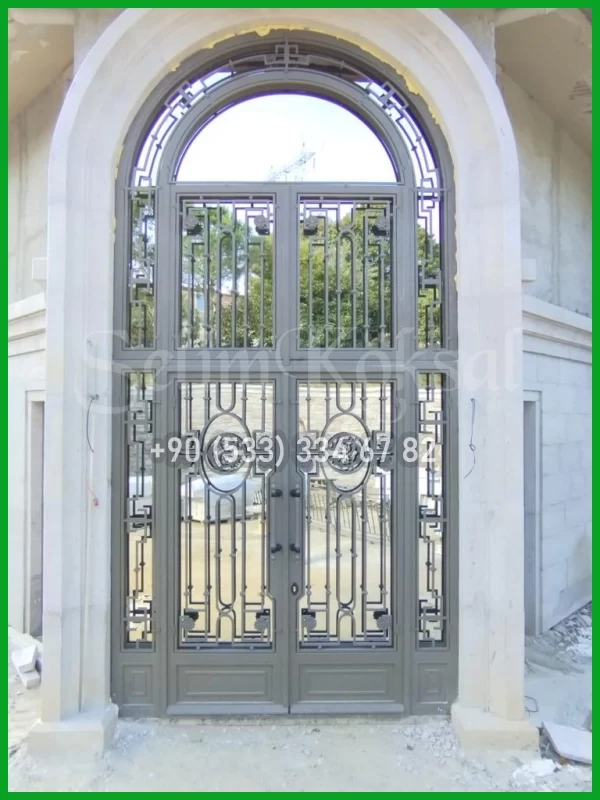 Çelik Ferforje Villa Kapıları - Villa Kapısı Sıradışı Tasarım 2023