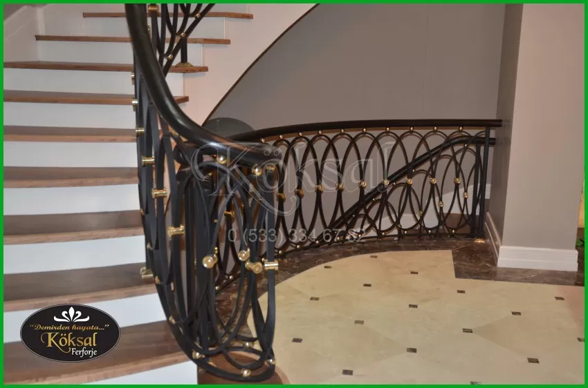 Merdiven Korkulukları - Ferforje Merdiven Korkuluk Modelleri