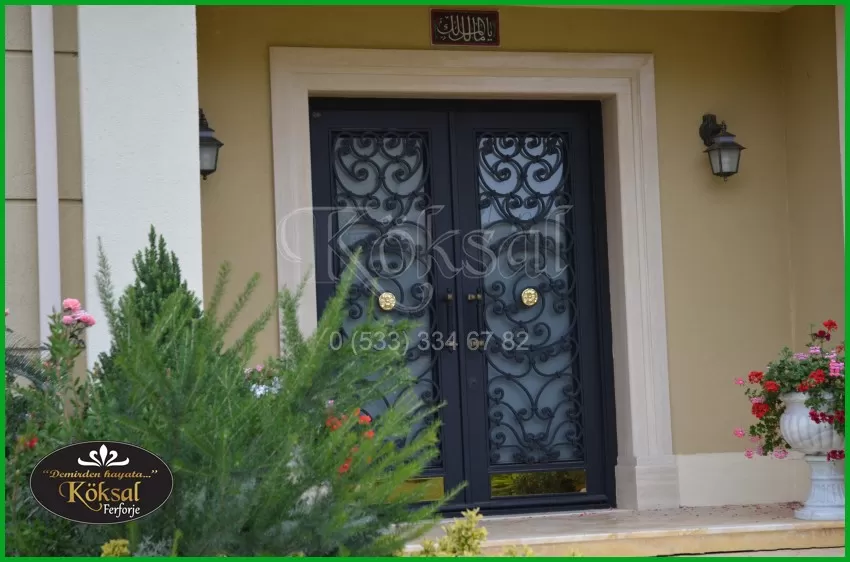 Demir Villa Kapı Modelleri - Modern Villa Kapısı