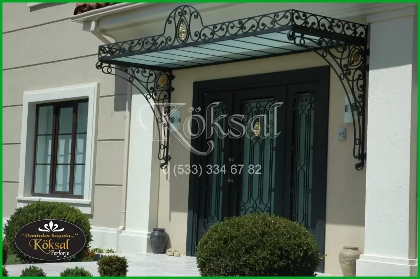 Ferforje Villa Giriş Kapıları - Villa Dış Kapı Modelleri