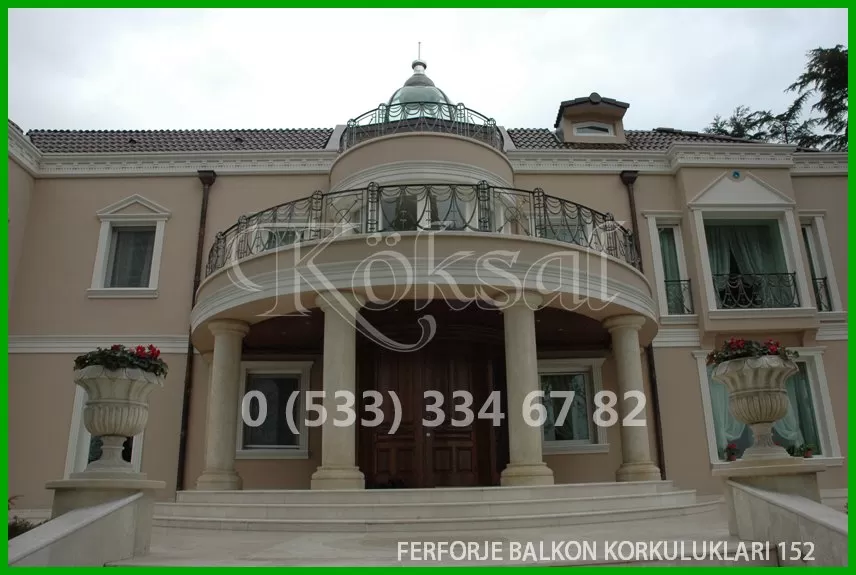 Ferforje Balkon Korkulukları 152