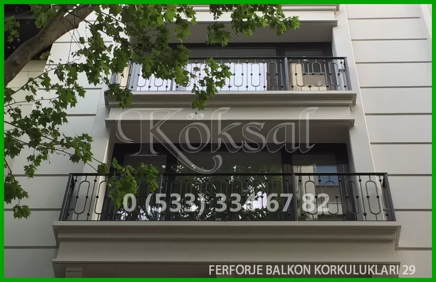 Ferforje Balkon Korkulukları 29
