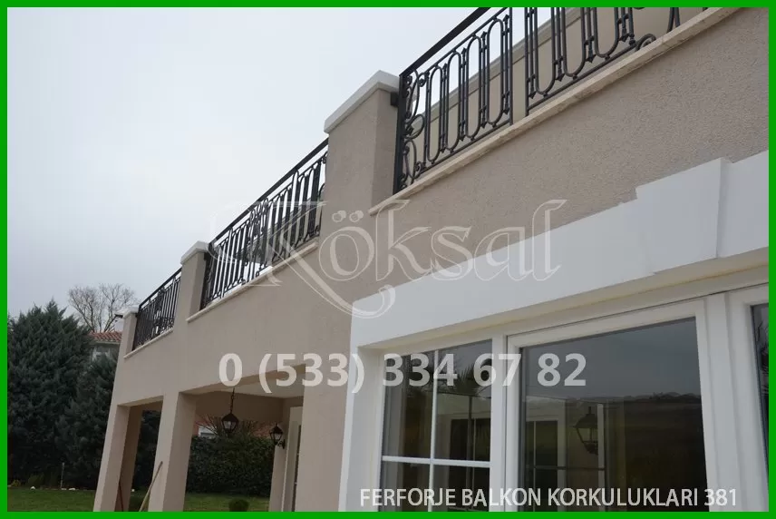 Ferforje Balkon Korkulukları 381