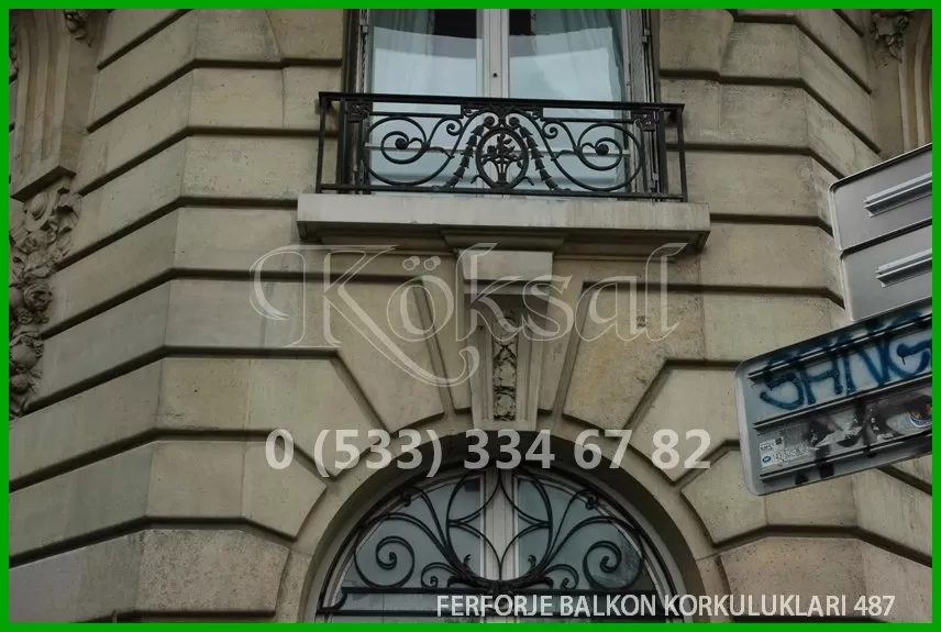 Ferforje Balkon Korkulukları 487