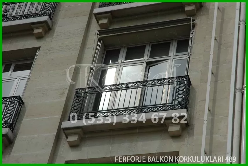 Ferforje Balkon Korkulukları 489