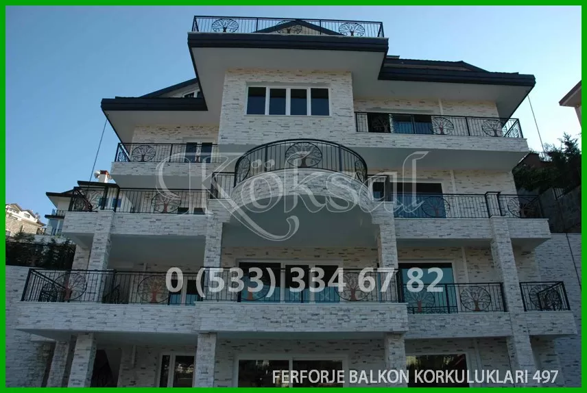 Ferforje Balkon Korkulukları 497