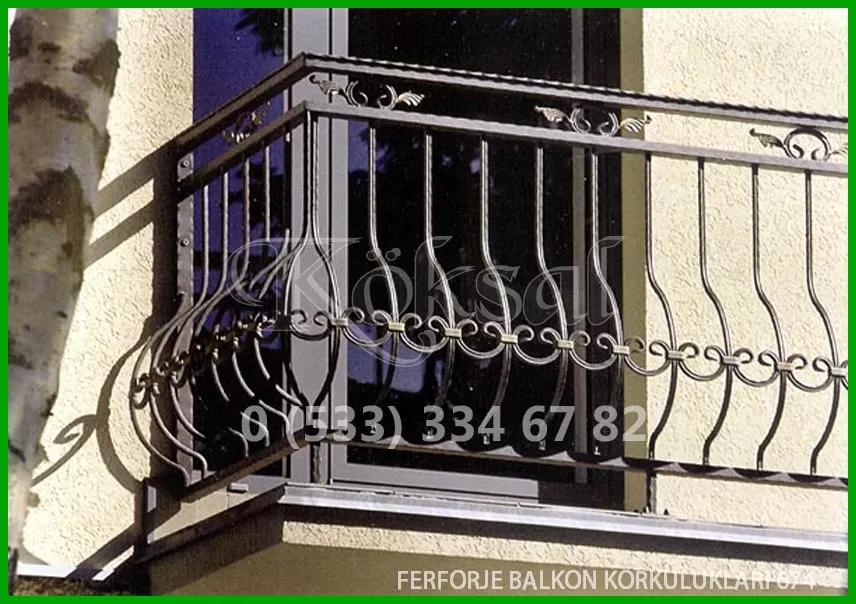 Ferforje Balkon Korkulukları 674