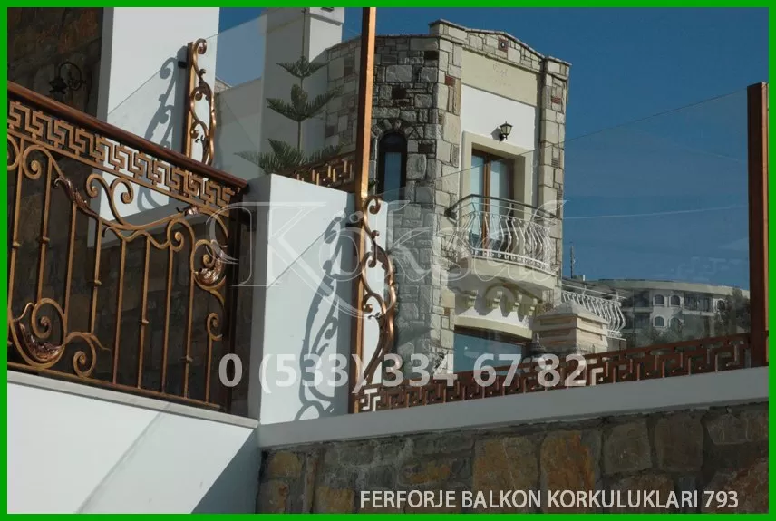 Ferforje Balkon Korkulukları 793
