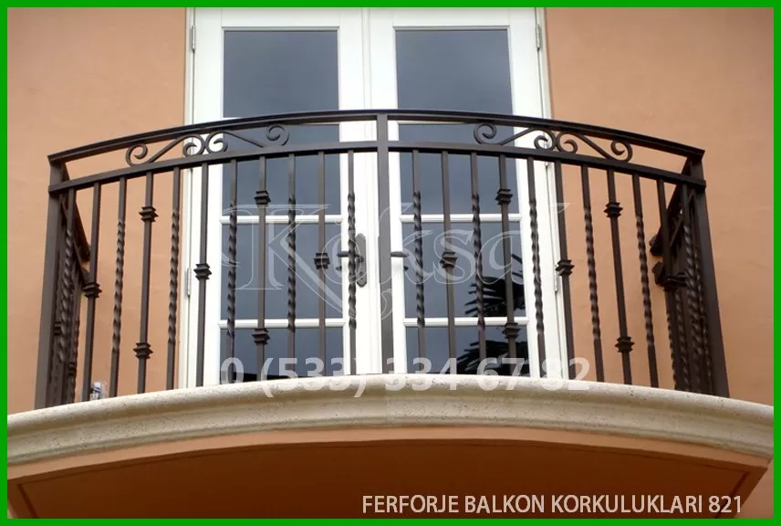 Ferforje Balkon Korkulukları 821