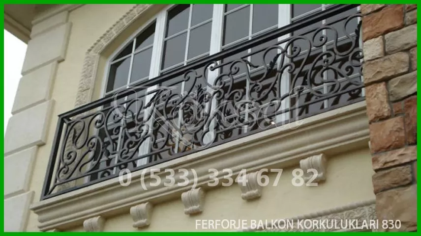 Ferforje Balkon Korkulukları 830