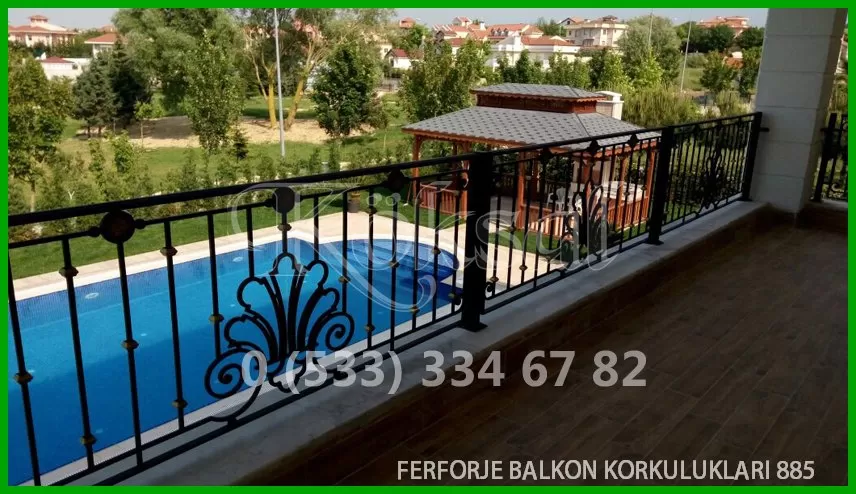 Ferforje Balkon Korkulukları 885