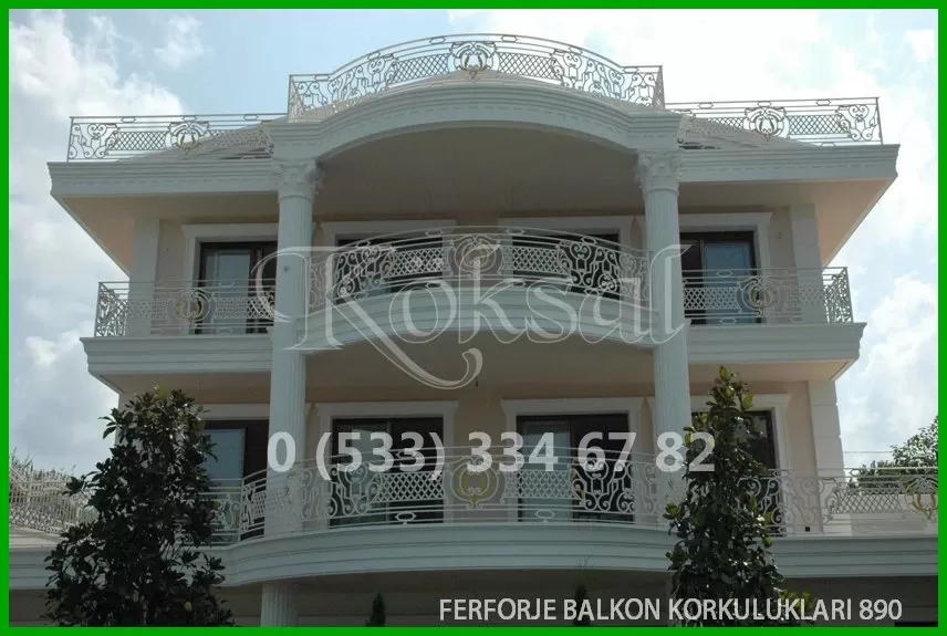 Ferforje Balkon Korkulukları 890