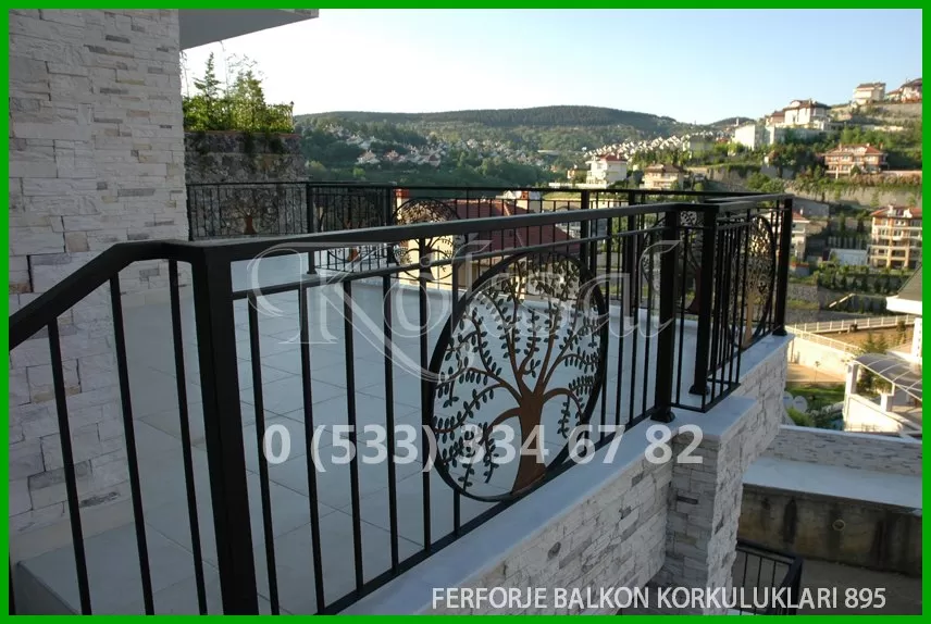 Ferforje Balkon Korkulukları 895