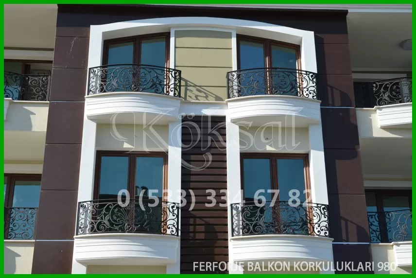 Ferforje Balkon Korkulukları 980