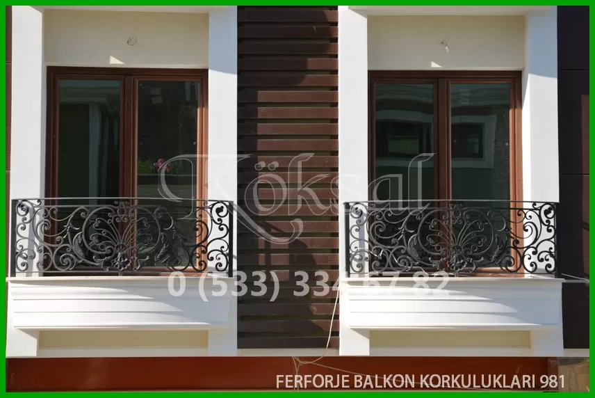 Ferforje Balkon Korkulukları 981
