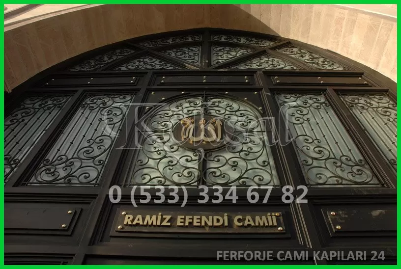 Ferforje Cami Kapıları 24