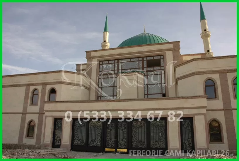 Ferforje Cami Kapıları 26