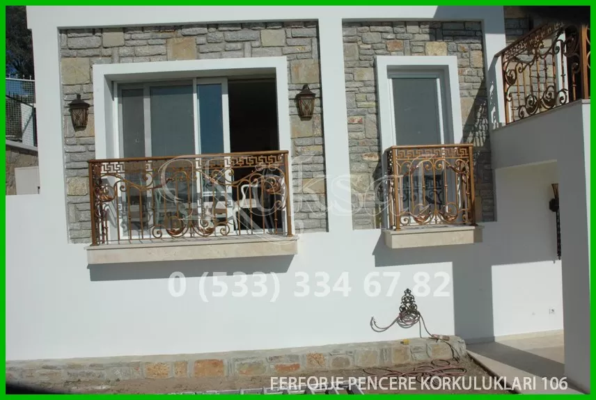 Ferforje Pencere Korkulukları 106