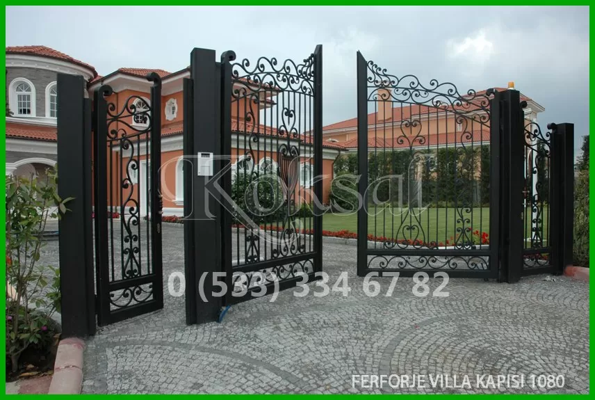 Ferforje Villa Kapıları 1080