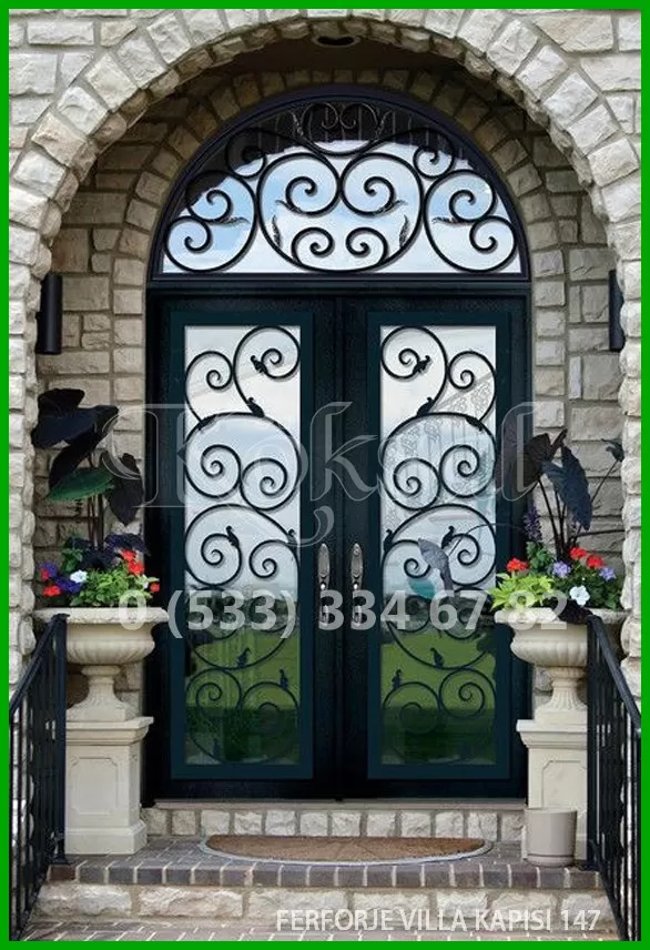 Ferforje Villa Kapıları 147