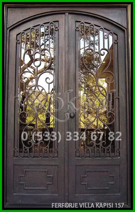 Ferforje Villa Kapıları 157