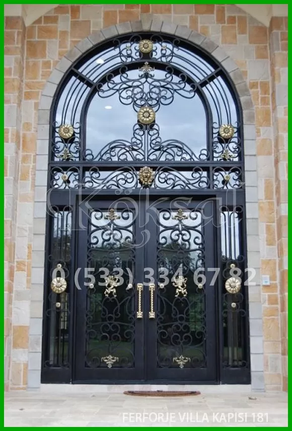 Ferforje Villa Kapıları 181