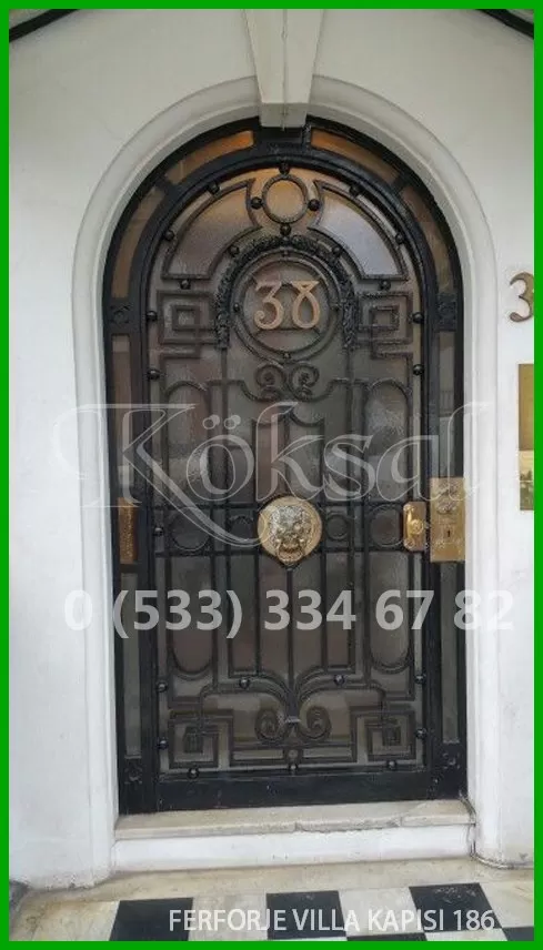 Ferforje Villa Kapıları 186