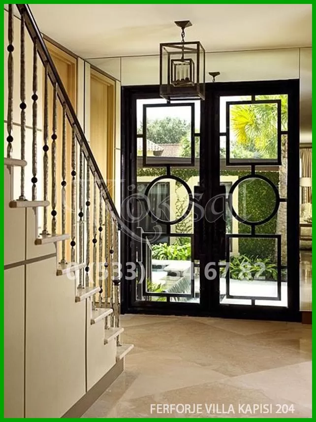 Ferforje Villa Kapıları 204