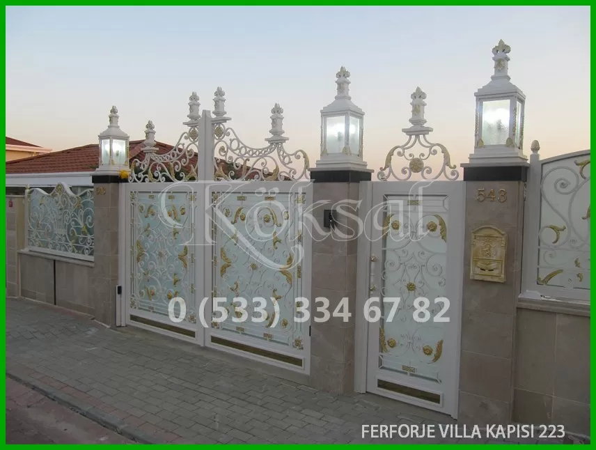 Ferforje Villa Kapıları 223