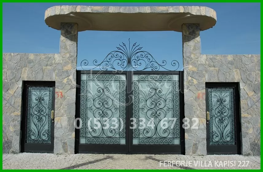 Ferforje Villa Kapıları 227