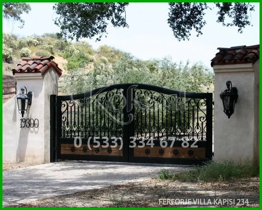 Ferforje Villa Kapıları 234