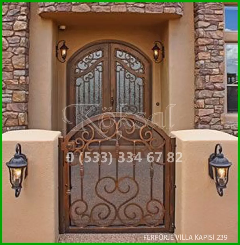 Ferforje Villa Kapıları 239