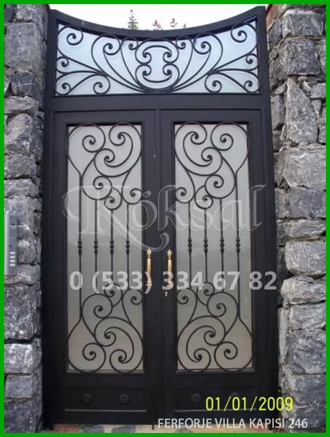 Ferforje Villa Kapıları 246