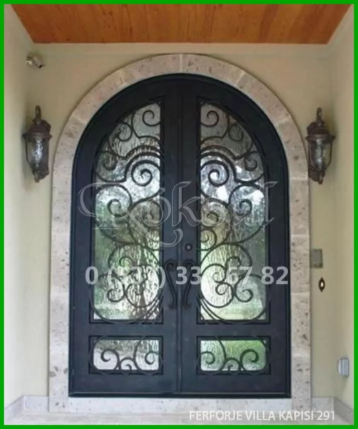 Ferforje Villa Kapıları 291