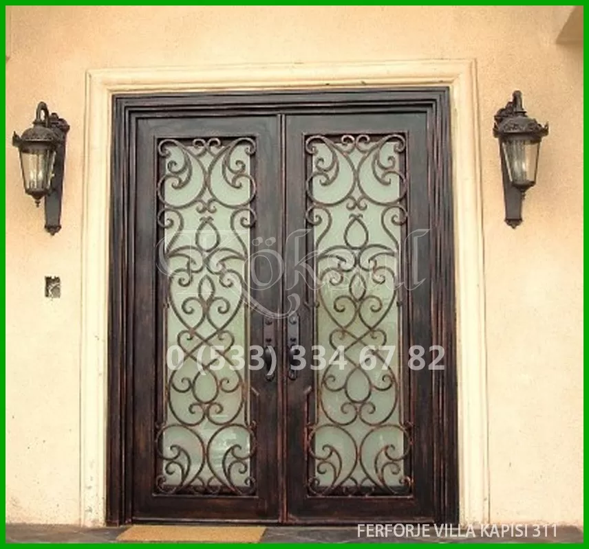 Ferforje Villa Kapıları 311