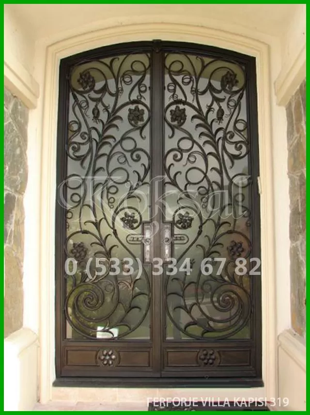 Ferforje Villa Kapıları 319