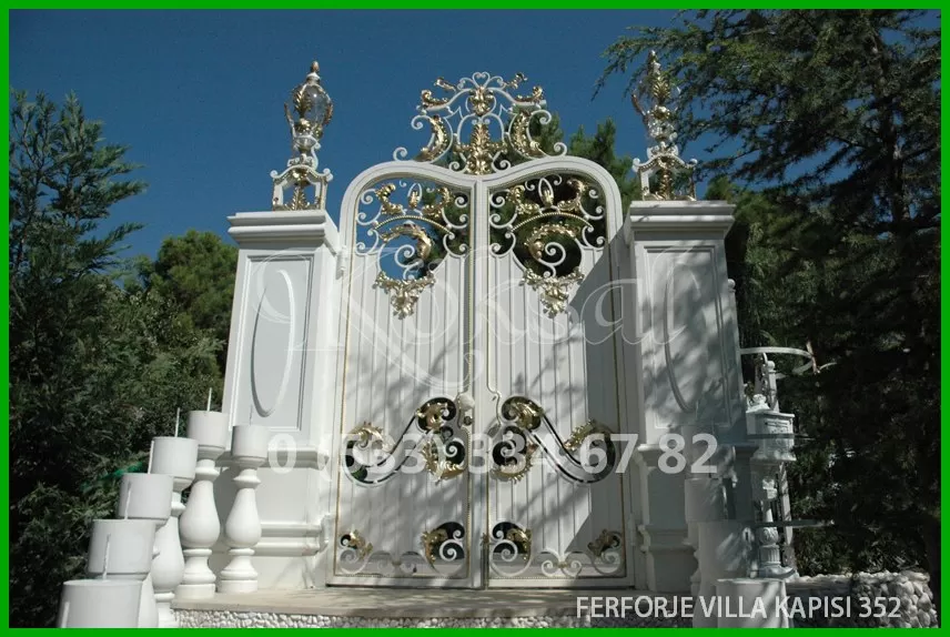 Ferforje Villa Kapıları 352