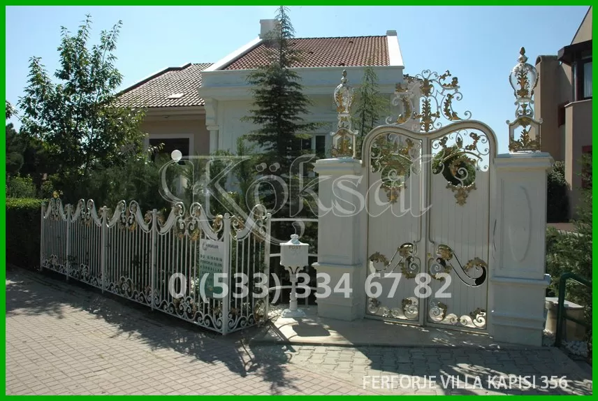 Ferforje Villa Kapıları 356