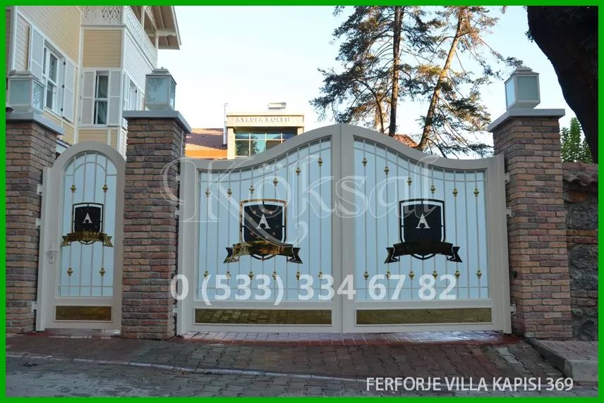 Ferforje Villa Kapıları 369