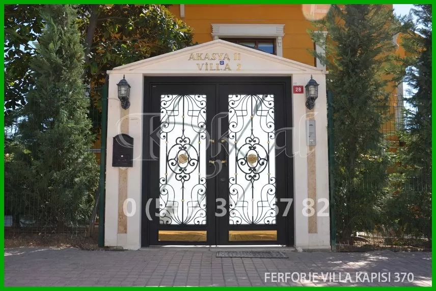 Ferforje Villa Kapıları 370