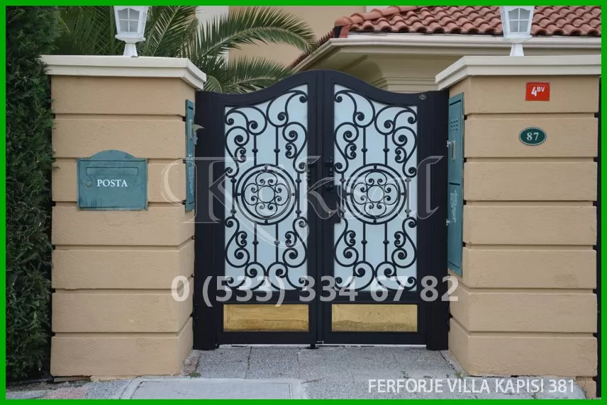 Ferforje Villa Kapıları 381