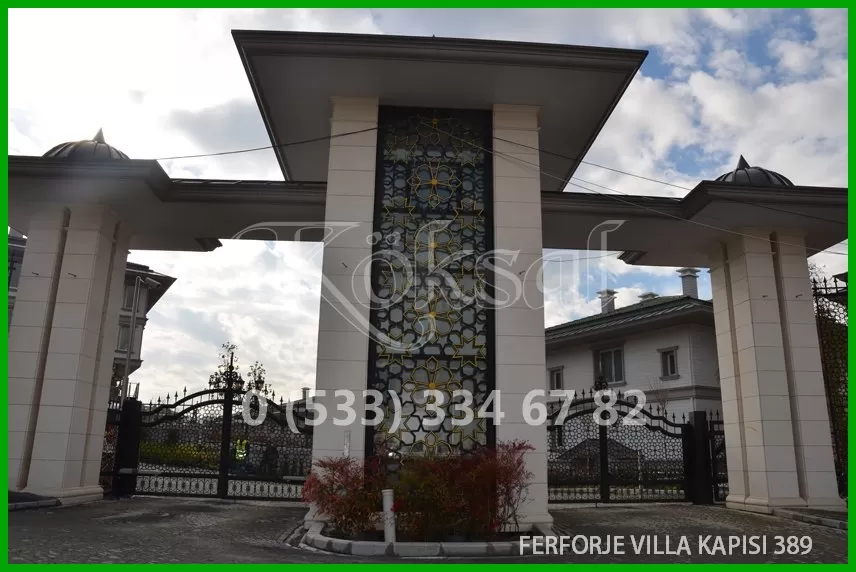 Ferforje Villa Kapıları 389
