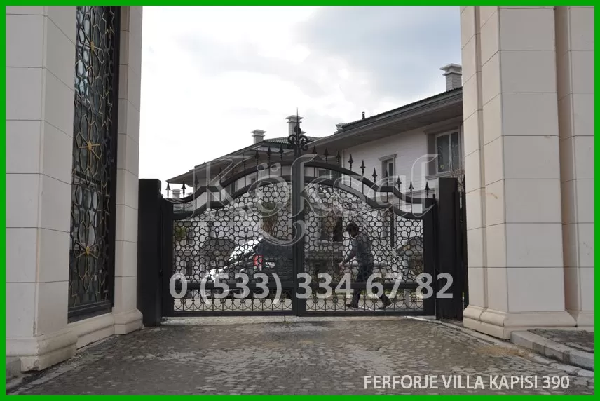 Ferforje Villa Kapıları 390