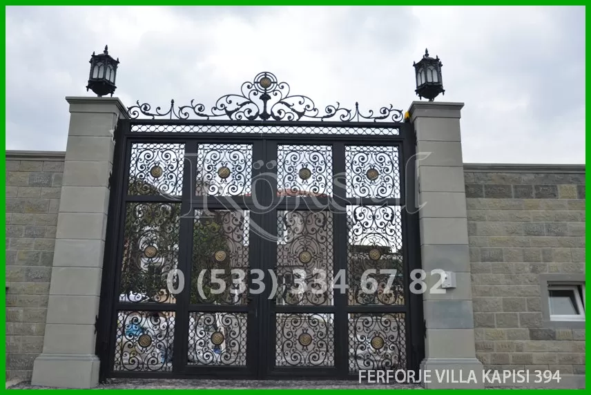 Ferforje Villa Kapıları 394