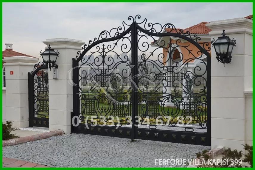 Ferforje Villa Kapıları 399