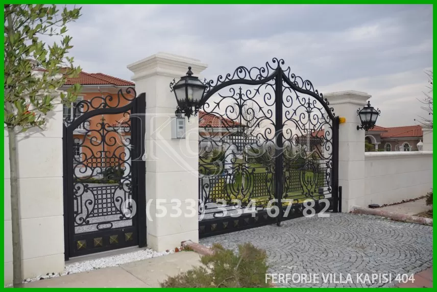 Ferforje Villa Kapıları 404
