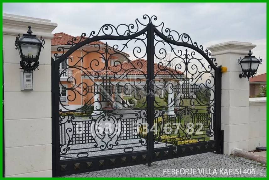 Ferforje Villa Kapıları 406
